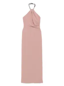 Платье макси Riva Solace London, коричневый