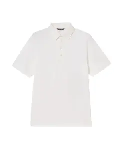 Гладкая трикотажная рубашка поло Brooks Brothers, белый
