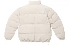 Supreme Куртка The North Face Suede Nuptse, Ecru