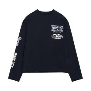 Топ Honor The Gift Mixed Logo Long-Sleeve Crewneck 'Black'