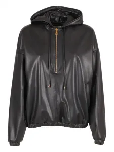 Худи с наполовину застегивающейся молнией Elisabetta Franchi, черный