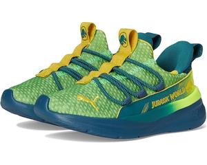 Кроссовки PUMA Kids Softride One4All Jurassic World Slip-On Shoes, цвет Yellow Alert/Ocean Tropic/Pelé Yellow