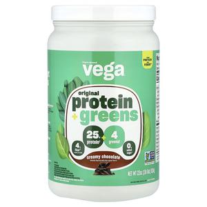 Vega, Original Protein + Greens, сливочный шоколад, 624 г (1 фунт 6 унций)