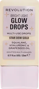 Хайлайтер REVOLUTION Highlighter Glow Drops Bright Light Star Dew Gold, 23 ml