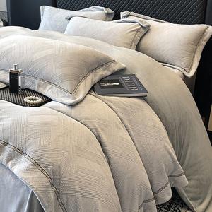 LUOLAI HOME Комплект постельного белья 4 предмета: простыня на резинке 150 см, пододеяльник 200x230 см