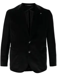 Однобортный пиджак строгого кроя TAGLIATORE, черный