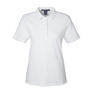 Женская футболка Crownlux Performance Geo Polo Devon & Jones, White And Silver