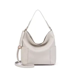 Сумка-хобо Ryder с карманами с цветочным тиснением Mellow World, белый