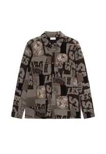 Рубашка-Рубашка kaleb из жаккардовой ткани в стиле пэчворк Les Deux, Mountain Grey Brown