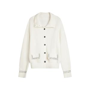 Кардиган женский с лацканами ELLE, белый