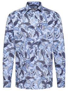 Рубашка COMFORT FIT синего цвета Eterna