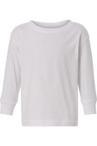 Футболка с длинным рукавом из тонкого трикотажа для малышей Rabbit Skins, белый