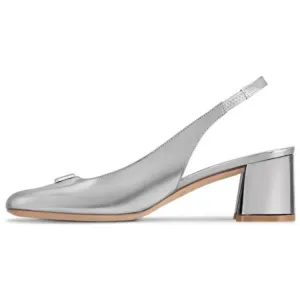 Туфли на высоком каблуке Swing Spool 5,5 см, женские, серебристые LOUIS VUITTON, Original Shoe Box Included