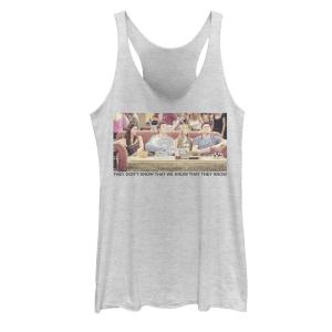 Друзья юниоров Они не знают, что мы знаем, что они знают Графический танк Licensed Character