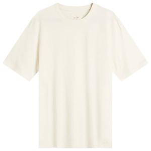 Футболка с контрастными рукавами Folk, экрю