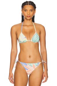 Треугольный бикини-топ Gia от Vitamin A, retro jungle