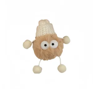 Очаровательные куклы Little Coal Ball плюшевый кулон высота 7см LALABABY, коричневый