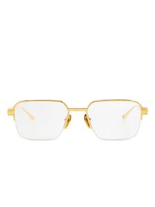 Очки Balmain Eyewear в прямоугольной оправе, золотой