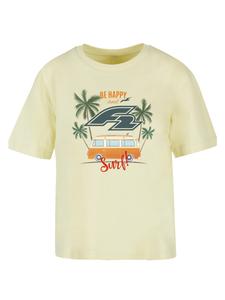 Футболка на каждый день F2 Be Happy And Surf Bulli Summer нежно-желтого цвета f2
