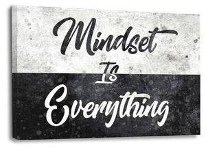 Картина на холсте Hustling Sharks Mindset is Everything, белый