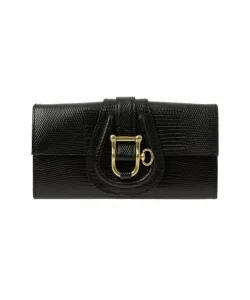 Длинный кошелек с клапаном Toff&Loadstone, цвет Black (019)