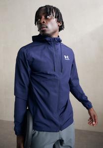 Куртка Under Armour RIVAL WOVEN, Midnight Navy/White/Dark Blue