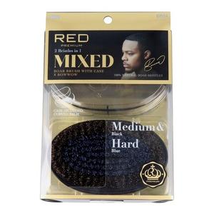 Расческа из смешанной пальмовой щетины премиум-класса с чехлом Red Kiss