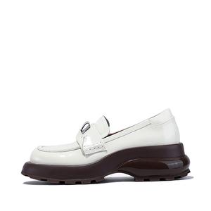 Беллалили Туфли-лодочки женские низкие кофе/белый Экрю