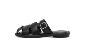 Женские сандалии с закрытым носком, устойчивые к запахам HLA, Black