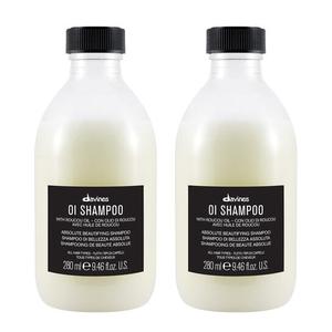 Набор: шампунь для всех типов волос 2х280мл Davines OI Oil
