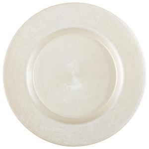 Стеклянная тарелка Novel, белый