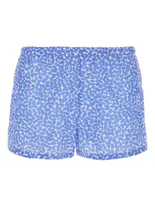 Плавки с геометрическим принтом Prada, синий