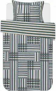 Пододеяльник Evie | Размер 155x220 80x80 см | Цвет зеленый AL Essenza