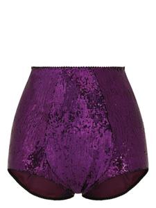 Dolce & Gabbana трусы-брифы с пайетками, розовый