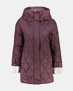 Женское длинное гладкое пуховое пальто Southern Cotton, темно-фиолетовый