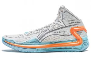 Баскетбольные кроссовки Liren 4 унисекс с низким верхом светло-серые Lining