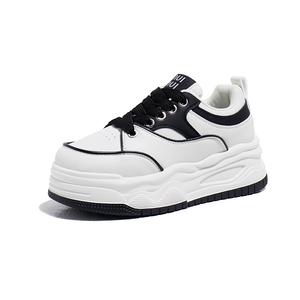 TONYBEAR Женские низкие скейтерские кеды бежево-черные, цвет Beige Black