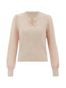 Женский свитер бежевого цвета faina