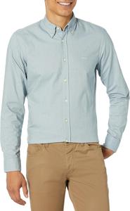 BOSS Мужская рубашка Rickert с длинным рукавом Oxford, Goblin Green