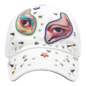 Acne Studios Кепка со стразами, Multicolor