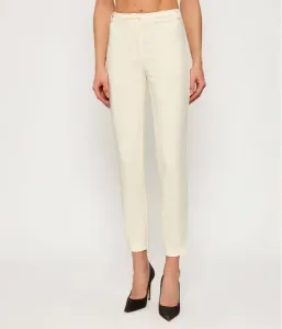 Брюки-Сигареты slim fit Patrizia Pepe, кремовый