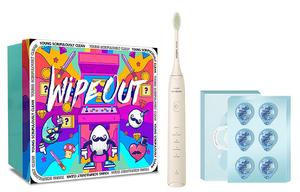 Электрическая зубная щетка для взрослых Soundwave вибрирующая Xingji Maze подарочный набор HX2471 PHILIPS, белый