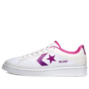 Кроссовки pro leather low 'miami vibez - nightfall violet' Converse, белый