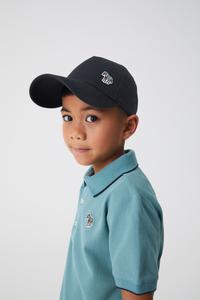 Бейсболка для мальчика с логотипом зебры Paul Smith Junior, синий