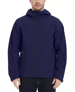 Мужская всесезонная облегченная дышащая куртка с капюшоном Hawke & Co., синий