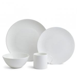 Набор столовых приборов Wedgewood Gio из 4 предметов Wedgwood, белый