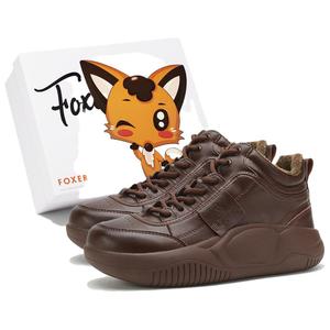 FOXER Челси для женщин с эффектом увеличения роста, устойчивые к истиранию и скольжению, короткие ботинки - кофе (светлый бархат), цвет Coffee (Light Velvet)