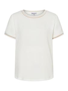 More & More Блузка-рубашка с контрастной отделкой кремового цвета