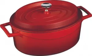 Металлическая кастрюля LAVA 48 л, чугунная, красная LVOTC29K2R LAVA METAL