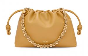 LOEWE Фламенко клатч на одно плечо из овчины